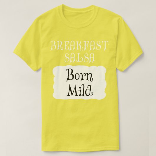 朝食サルサハロウィーン Tシャツ (デザイン正面)