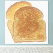 朝食トースト キャンバスプリント (インサイチュ (ウッドフロア))