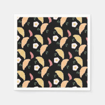 朝食ハムアンドキラントロエッグオンアクロワッサン