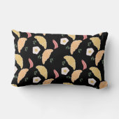 朝食ハムアンドキラントロエッグオンアクロワッサン ランバークッション (裏面)