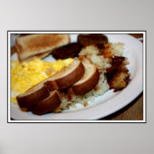 朝食パイル ポスター (正面)