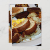 朝食パイル ポストカード (正面/裏面)