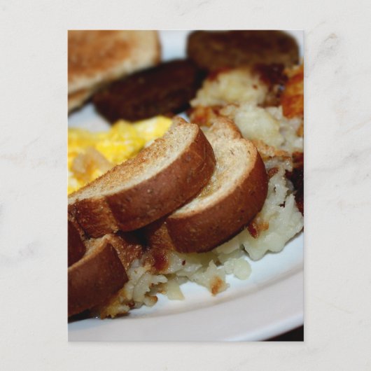 朝食パイル ポストカード (正面)