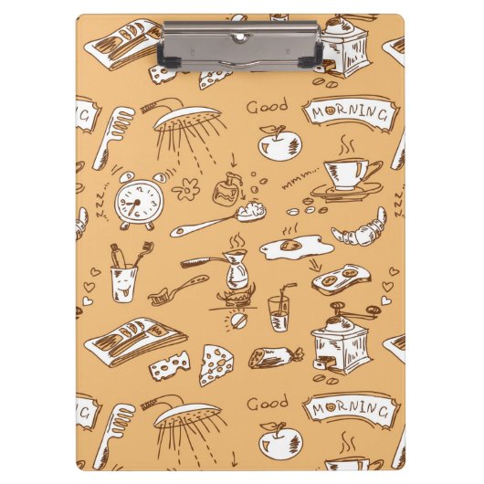 朝食パターン2 クリップボード (正面)