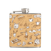 朝食パターン2 フラスク (正面)