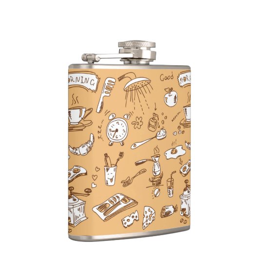 朝食パターン2 フラスク (右)