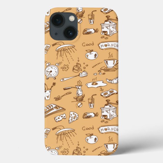 朝食パターン2 Case-Mate iPhoneケース (裏面)