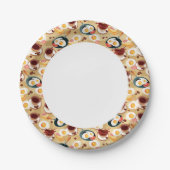 朝食パターン3 ペーパープレート (正面)