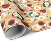 朝食パターン3 ラッピングペーパー (ロールコーナー)