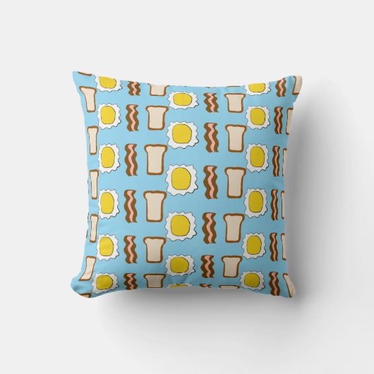 朝食パターン クッション (正面)