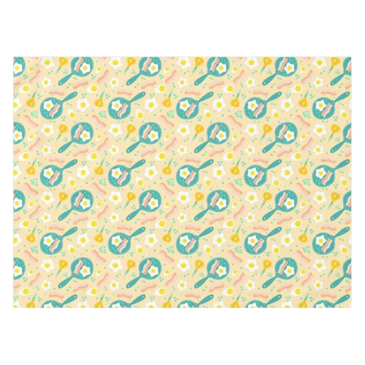 朝食パターン テーブルクロス (正面(横))