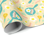 朝食パターン ラッピングペーパー (ロールコーナー)