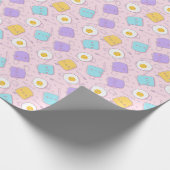 朝食パターン ラッピングペーパー (角)