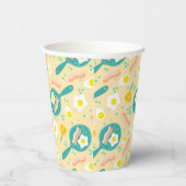 朝食パターン 紙コップ (右)