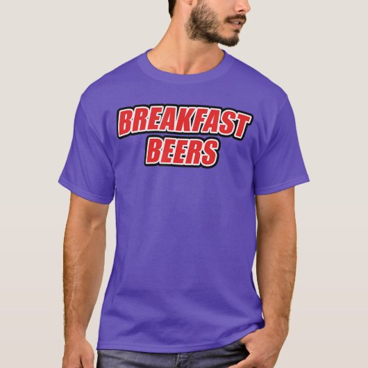 朝食ビール Tシャツ (正面)