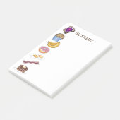 朝食フーズ食料品リスト食料品の投稿 ポストイット (アングル)