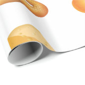 朝食フードコーヒー，クロワッサン，卵，ベーグル ラッピングペーパー (ロールコーナー)