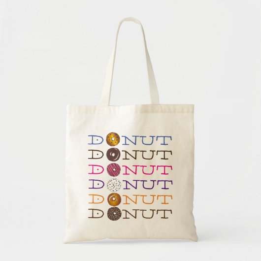 朝食フードドーナツドーナツTote Bag トートバッグ (正面)