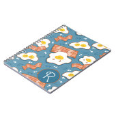 朝食フードパターン ノートブック (左側)