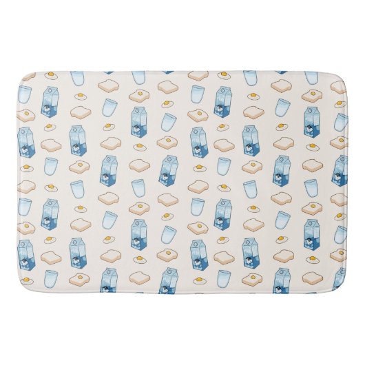 朝食フード(エイリアン) バスマット (正面)