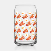 朝食ベーコンアンドエッグ ガラス缶 (裏面)