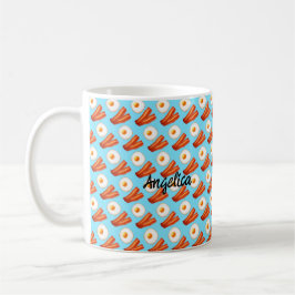 朝食ベーコンアンドエッグ コーヒーマグカップ