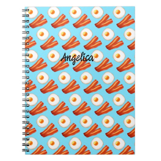 朝食ベーコンアンドエッグ ノートブック (正面)