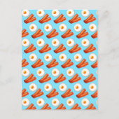 朝食ベーコンアンドエッグ ポストカード (正面)