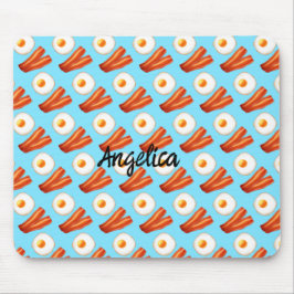 朝食ベーコンアンドエッグ マウスパッド