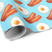 朝食ベーコンアンドエッグ ラッピングペーパー (ロールコーナー)