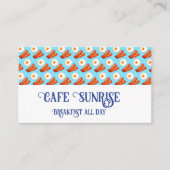 朝食ベーコンアンドエッグ 名刺 (正面)