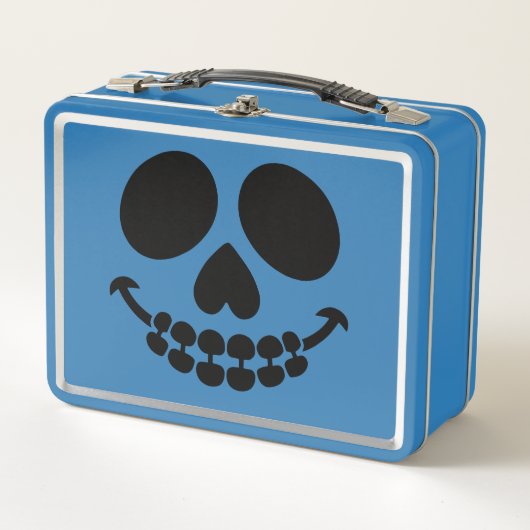 朝食ボックスとスマイル。 メタルランチボックス (正面)