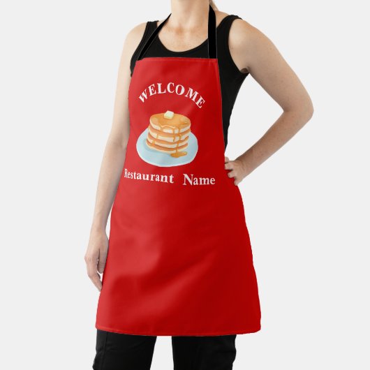 朝食レストランウェルカムベーカリーパーソナライズされた エプロン (インサイチュ)