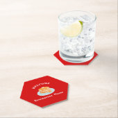 朝食レストランウェルカムベーカリーパーソナライズされた ペーパーコースター (インサイチュ)