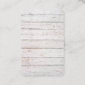 朝食レストランビジネスカード 名刺 (裏面)