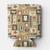 朝食レトロ付きキッチンパターン 缶クーラー (裏面)