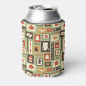 朝食レトロ付きキッチンパターン 缶クーラー (缶裏面)