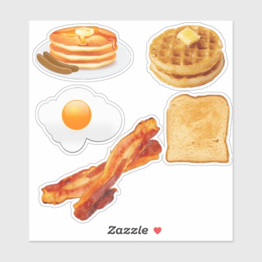 朝食付き シール (シート)