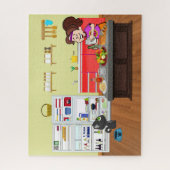 朝食仲間 ジグソーパズル (縦)