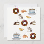 朝食会へのご招待カード 招待状 (正面)