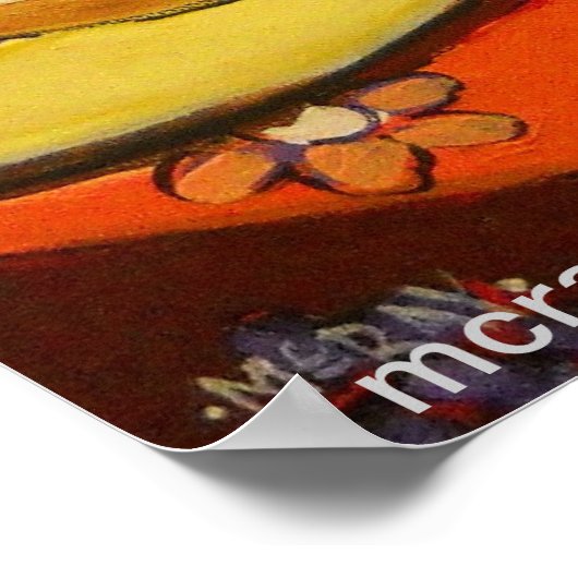 「朝食時間」 ポスター (角)