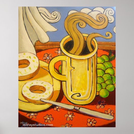 「朝食時間」 ポスター (正面)