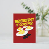 朝食来だ！ ポストカード (スタンド正面)