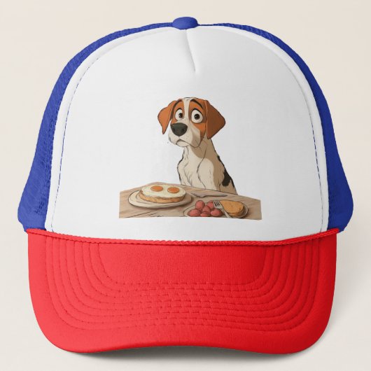 朝食犬 キャップ (正面)