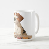 朝食犬 コーヒーマグカップ (正面右)