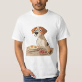 朝食犬 Tシャツ (正面)