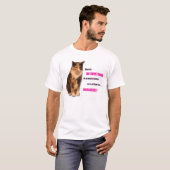 朝食猫のTシャツ Tシャツ (正面フル)