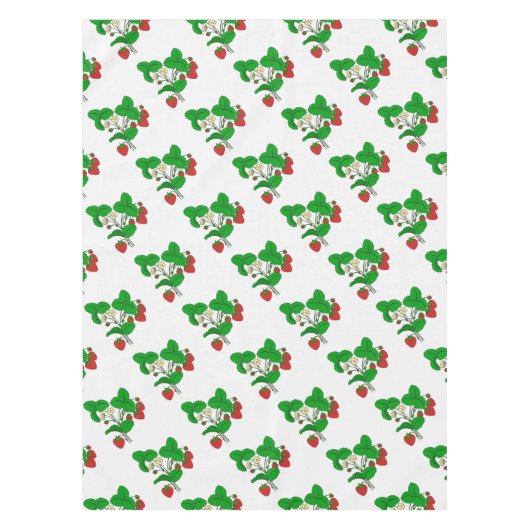 朝食用イチゴ テーブルクロス (正面)