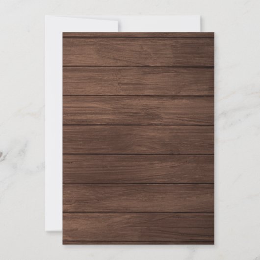 朝食男子 テーマの招待状 招待状 (裏面)