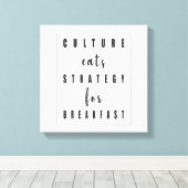 朝食食べの栽培戦略 キャンバスプリント (インサイチュ (ウッドフロア))